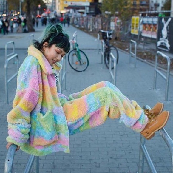 Jaded London Rainbow Teddy Bear Pants - Picture 5 of 5